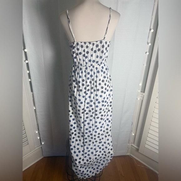 Old Navy Blue and White Spaghetti Strap Sundress Small - Picture 8 of 8